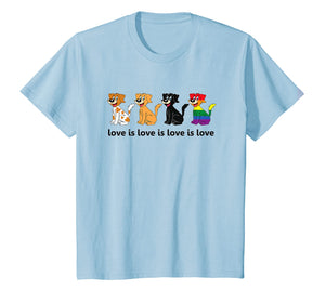 Love Is Love Is Love Dogs T-Shirt