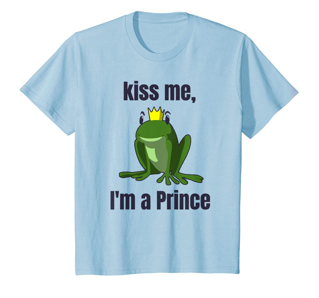 Kiss Me T-Shirt Easy Funny Frog Prince Halloween Costume Tee