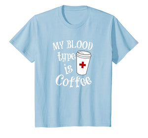 Coffee Lovers Phlebotomy Tshirt for Women Phlebotomists