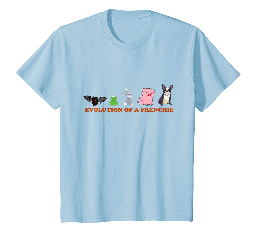 Evolution of A Frenchie t-Shirt Funny French Bulldog T-shirt