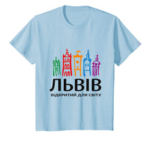Load image into Gallery viewer, Lviv Open To The World Ukrainian T-Shirt
