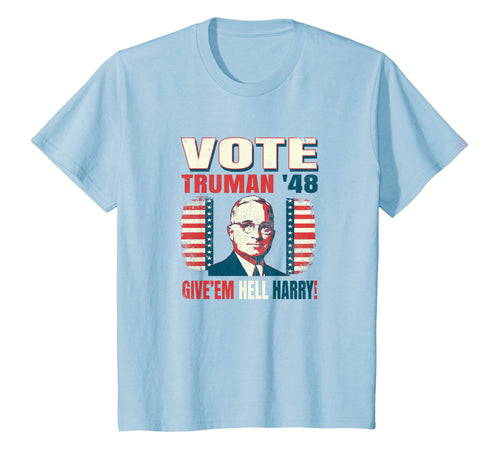 Vote for Harry S. Truman 1948 Campaign Vintage Style T-Shirt