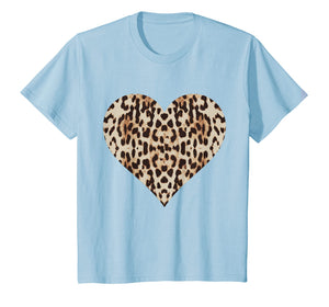 Cool Cheetah Leopard Heart t-shirt Animal Print Love Symbol