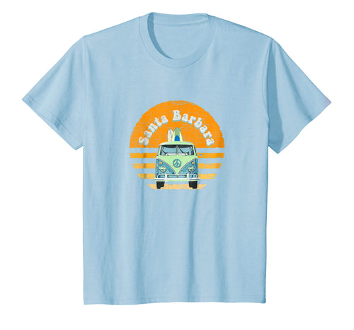 Vintage Santa Barbara Hippie Van Beach Surfer T-Shirt