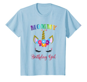 Mommy Of The Birthday Girl Shirt, Unicorn Birthday Outfit