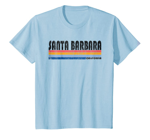 Vintage Retro 70s 80s Santa Barbara CA T Shirt