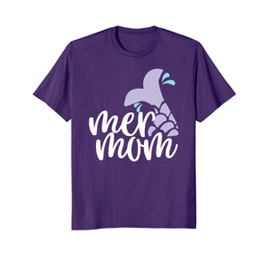 Mermaid Mom T Shirt For Women - Mer Mom