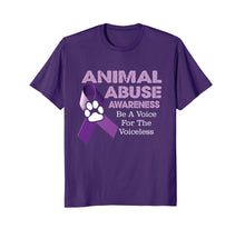 Load image into Gallery viewer, Animal Abuse Awareness T-Shirt Support Tee Apparel
