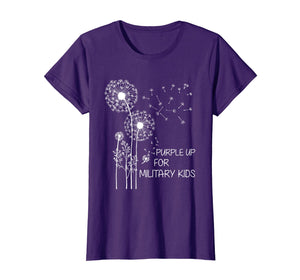 Purple Up for Military Kids T-Shirt Dandelion