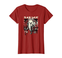 Load image into Gallery viewer, Savage Tshirt - Mad Elephant Urban Art Shirt
