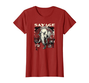 Savage Tshirt - Mad Elephant Urban Art Shirt