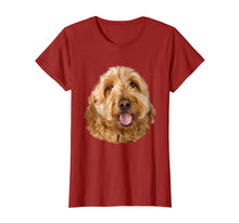 Load image into Gallery viewer, Big Face Golden doodle Dog Tee Golden doodle Funny T shirt
