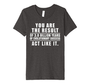 Evolution Biology Perspective Success Hustle Mindset Shirt