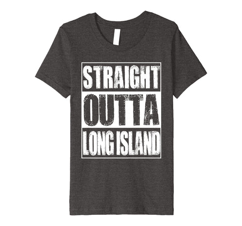 Vintage Straight Outta Long Island New York Gift T-Shirt