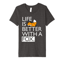 Load image into Gallery viewer, Life Is Better With A Fox Kawaii T-shirt
