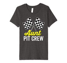 Load image into Gallery viewer, Aunt Pit Crew Shirt for Racing Party Costume Premium (Dark)
