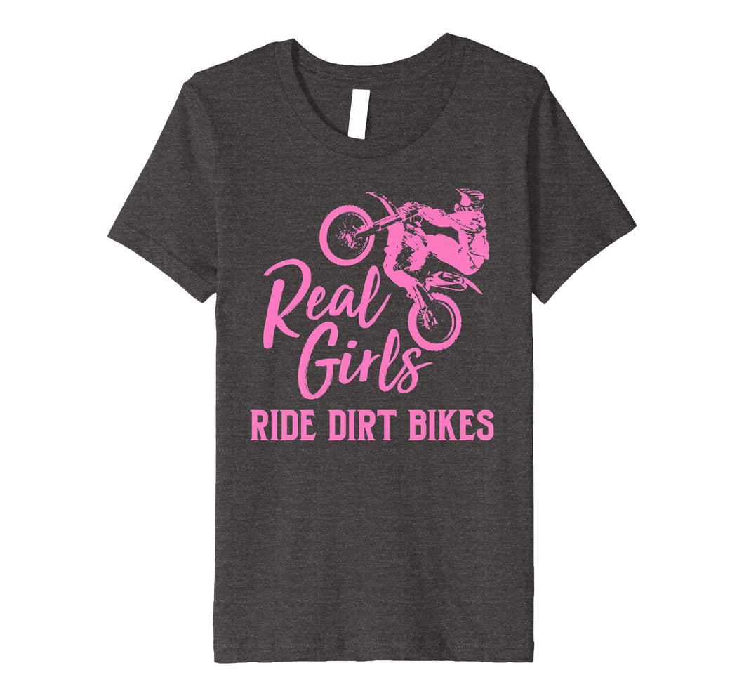 Real Girls Ride Dirt Bikes Shirt | Funny Motocross Gift