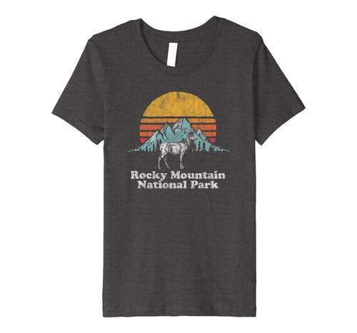 Vintage Rocky Mountain National Park Elk Retro T-Shirt