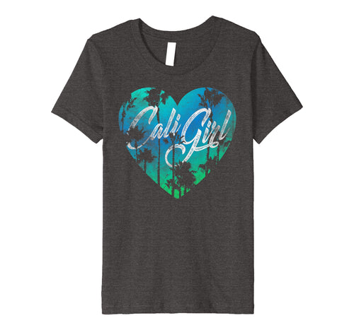 Women's Vintage California Shirt Cali Girl Summer Beach Tee
