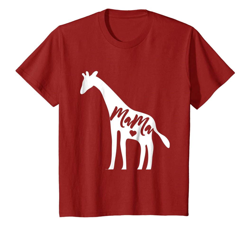 Mama Giraffe T Shirt For Women & Kids
