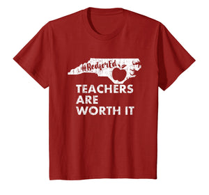 NC red for ed - North Carolina teacher strike t-shirt