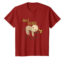 Load image into Gallery viewer, Don&#39;t Hurry Be Happy - Funny Cute Sleepy Sloth Gift
