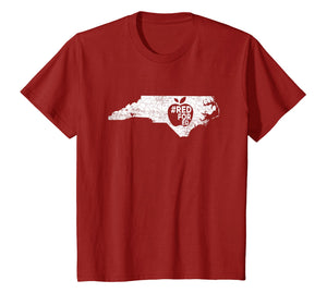 Red For Ed North Carolina Shirt RedForEd NC Teachers Respect