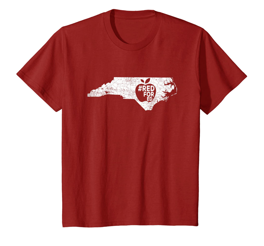 Red For Ed North Carolina Shirt RedForEd NC Teachers Respect