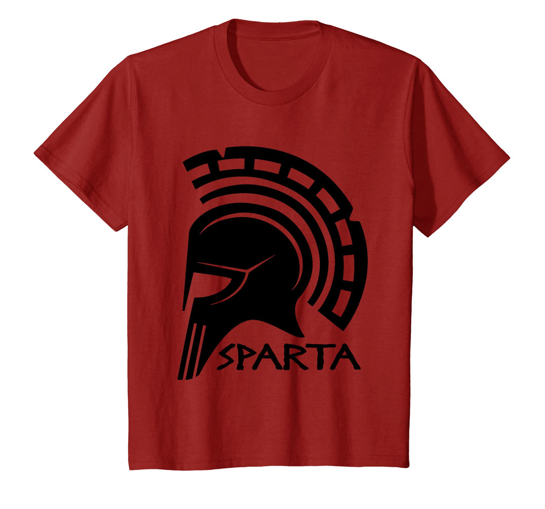 Sparta T-Shirt Spartan Helmet Ancient Greece Greek Military