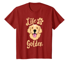Load image into Gallery viewer, Life Is Golden Retriever T-Shirt Women Kids Dog Owner Gift
