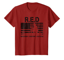 Load image into Gallery viewer, R.E.D Friday TShirt RED Remember Everyone Deployed
