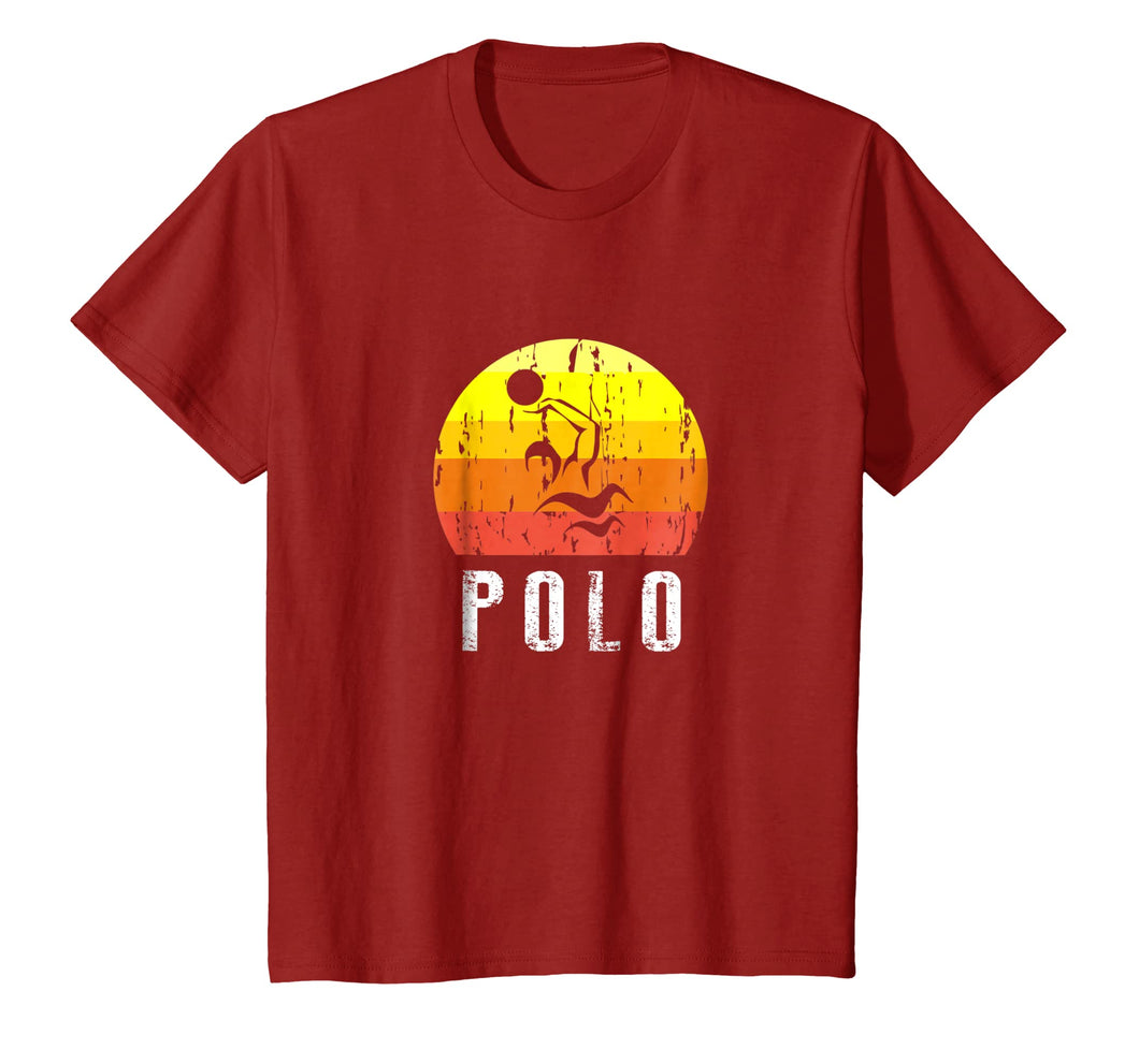 Retro Vintage Style Water Polo Silhouette T-Shirt