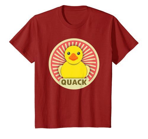 Yellow Vintage Rubber Duck as Adult Shirt for Men & Women