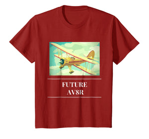 Kids Kids Future AV8R Aviator Pilot Airplane Unisex T Shirt