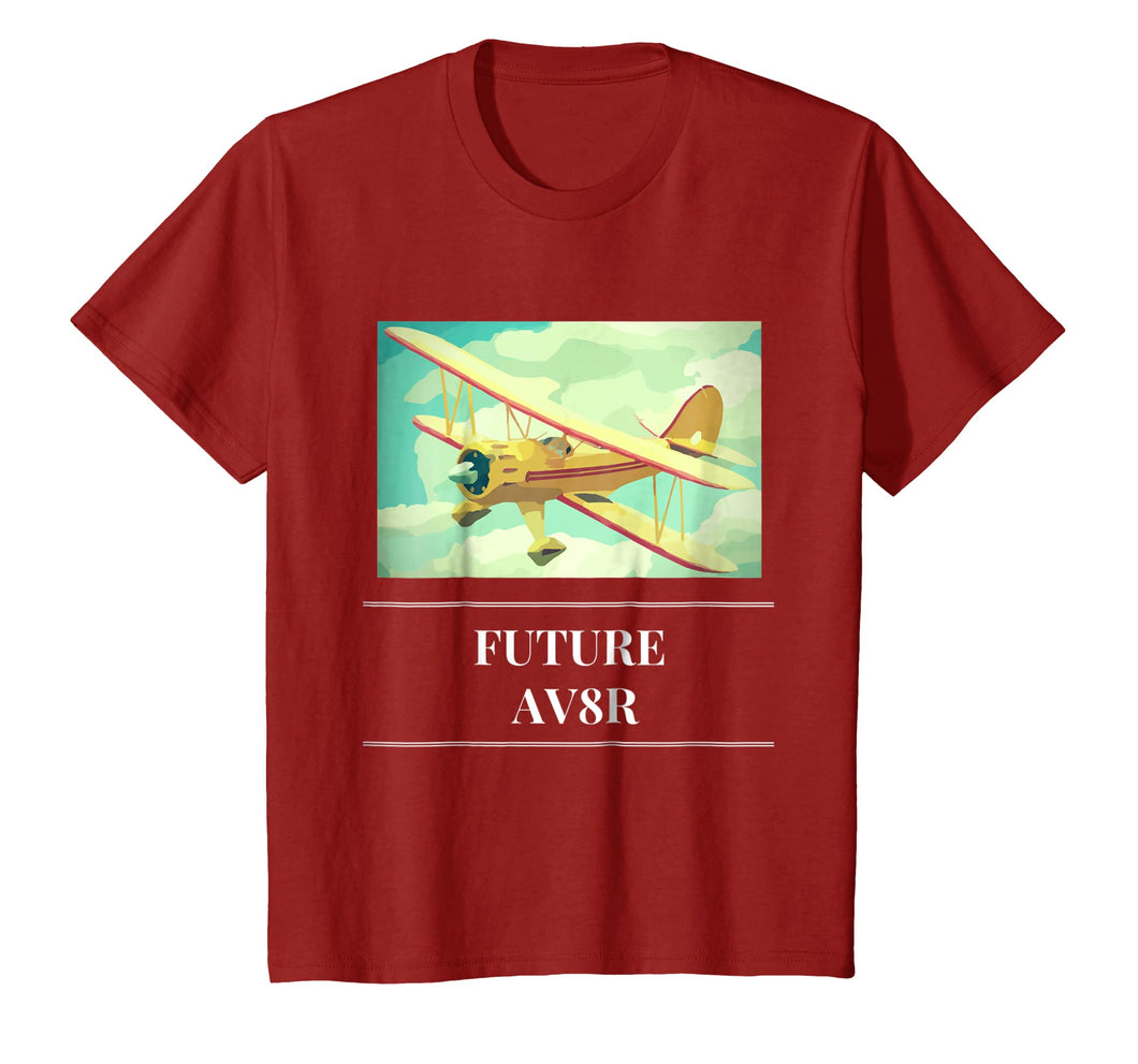 Kids Kids Future AV8R Aviator Pilot Airplane Unisex T Shirt