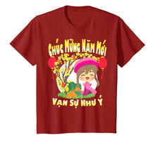 Load image into Gallery viewer, 2020 Rat - Girl Vietnamese Lunar New Year Kids T shirt Gift
