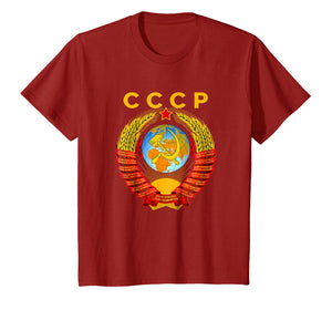 CCCP T-shirt Coat of arms Tee Flag Russian souvenir Moscow