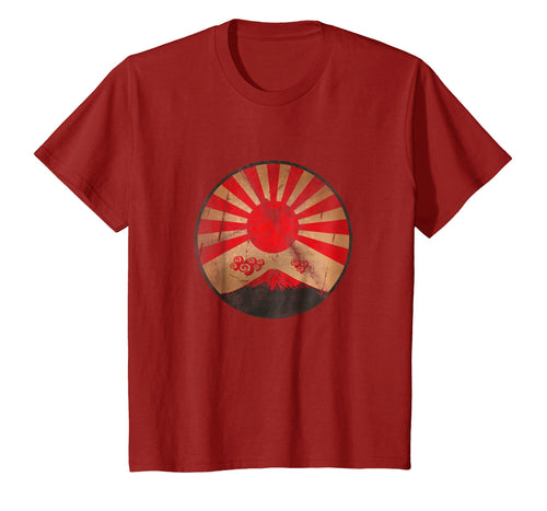 Vintage Japanese TShirt Mt. Fuji Nuclear Sunset Novelty Tee