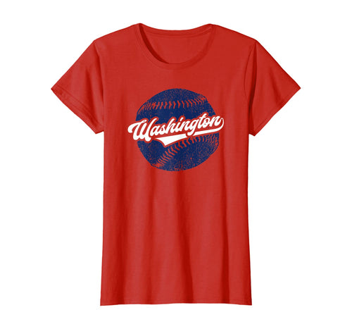 Washington Baseball | Retro Vintage National Gift T-Shirt