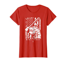 Load image into Gallery viewer, Mike Trout Player Illustration Flag T-Shirt - Apparel
