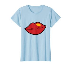 Cinco De Mayo Shirt Women Red Lipstick Tacos Kiss