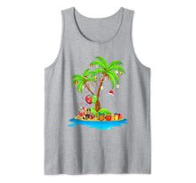 Load image into Gallery viewer, Christmas Palm Tree Tropical Xmas Coconut Lights Pajama Tank Top
