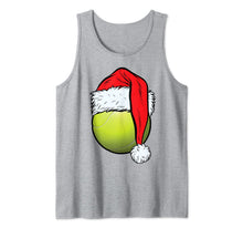 Load image into Gallery viewer, Christmas Tennis Ball Santa Hat Funny Sport Xmas Boys Kids Tank Top
