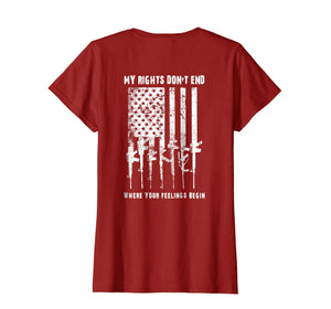 2nd Amendment Feelings America USA Patriotic Funny T-Shirt