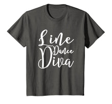Load image into Gallery viewer, Line Dance Diva T-Shirt. Cute Line Dance Tee Shirt Gift
