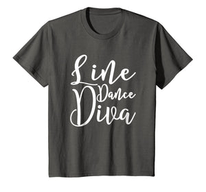 Line Dance Diva T-Shirt. Cute Line Dance Tee Shirt Gift