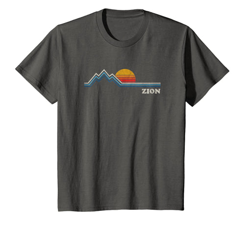 Zion National Park Tee Vintage Mountain Sunset Gift