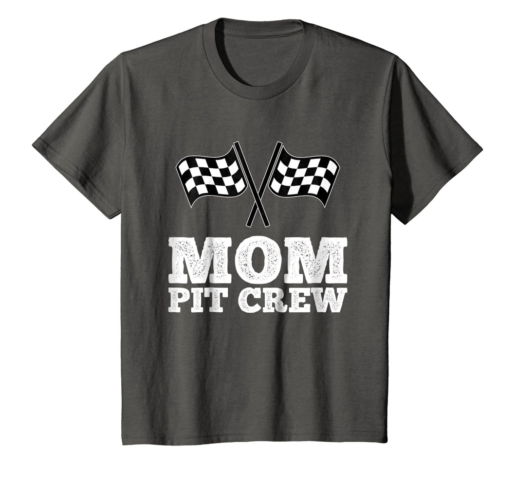 Mom Pit Crew | Hosting Car Race Birthday Party T-Shirt