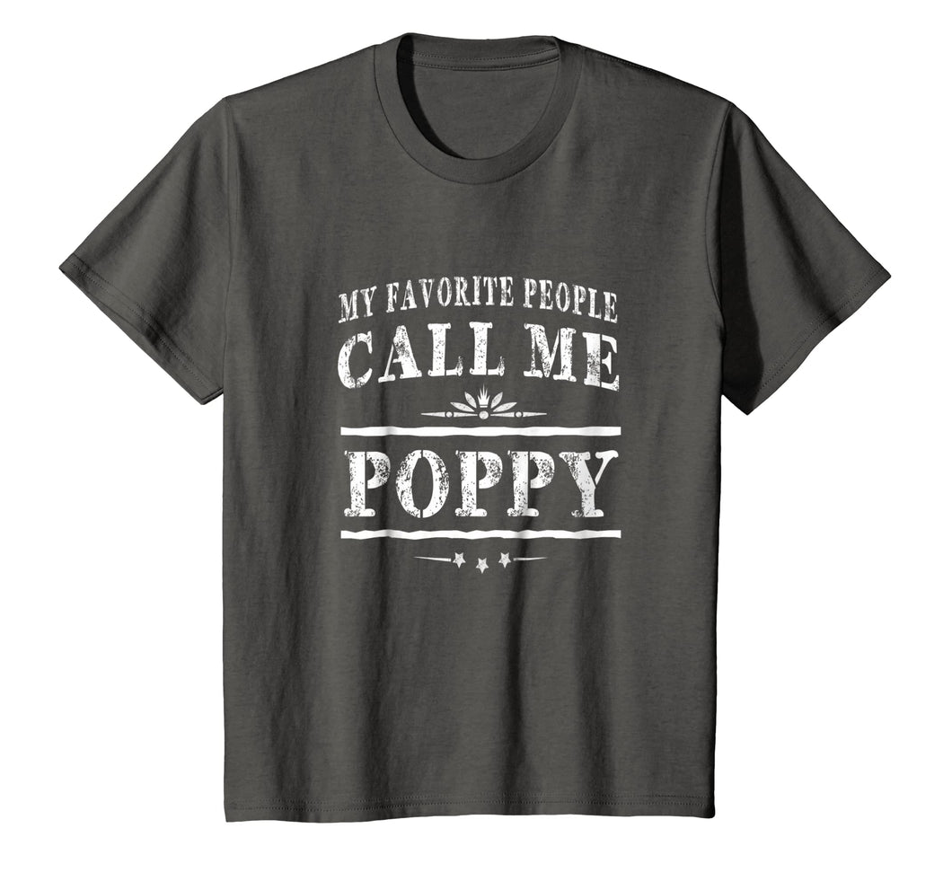My Favorite People Call Me Poppy Grandpa Gift Men T-shirt