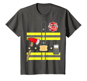 Kids Fireman Shirt - Firefighter Halloween Costume